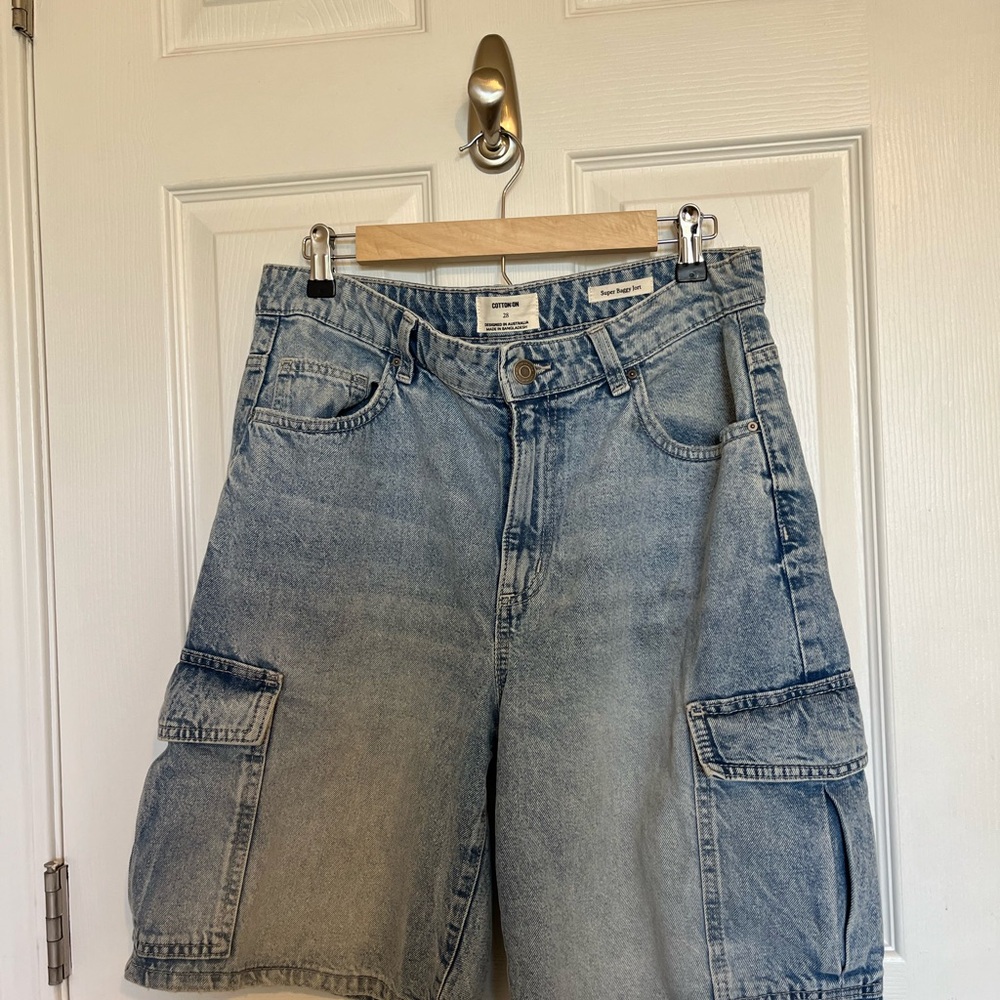 Cotton On Light Blue Denim Jorts